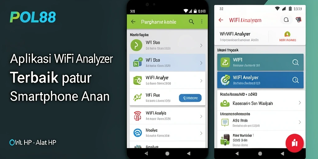 Tampilan antarmuka POL88 yang intuitif untuk analisis jaringan WiFi.